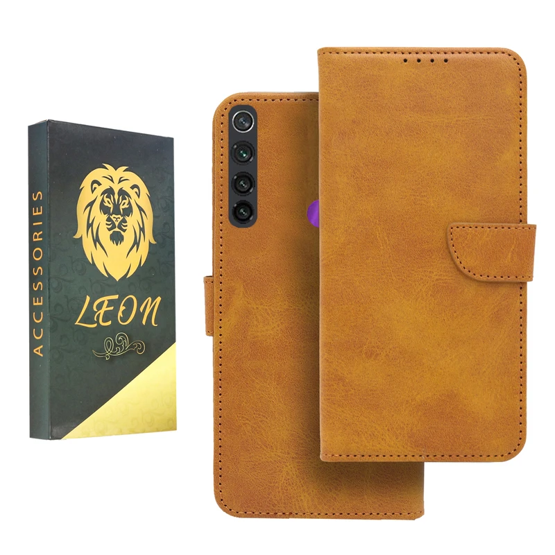 کیف کلاسوری لئون مدل Khoshi مناسب برای گوشی موبایل شیائومی Redmi Note 8T