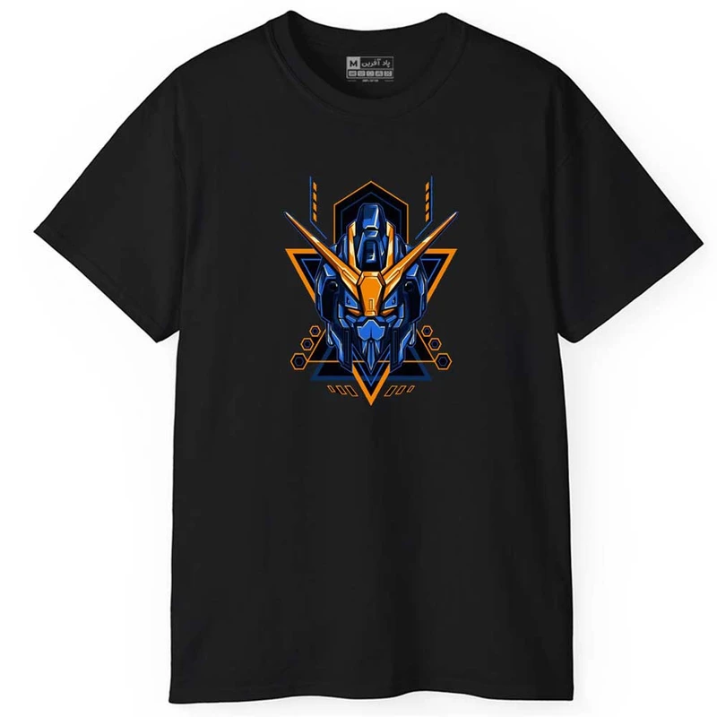 تی شرت آستین کوتاه مردانه پاد آفرین مدل اسپرت طرح ربات کد 01130