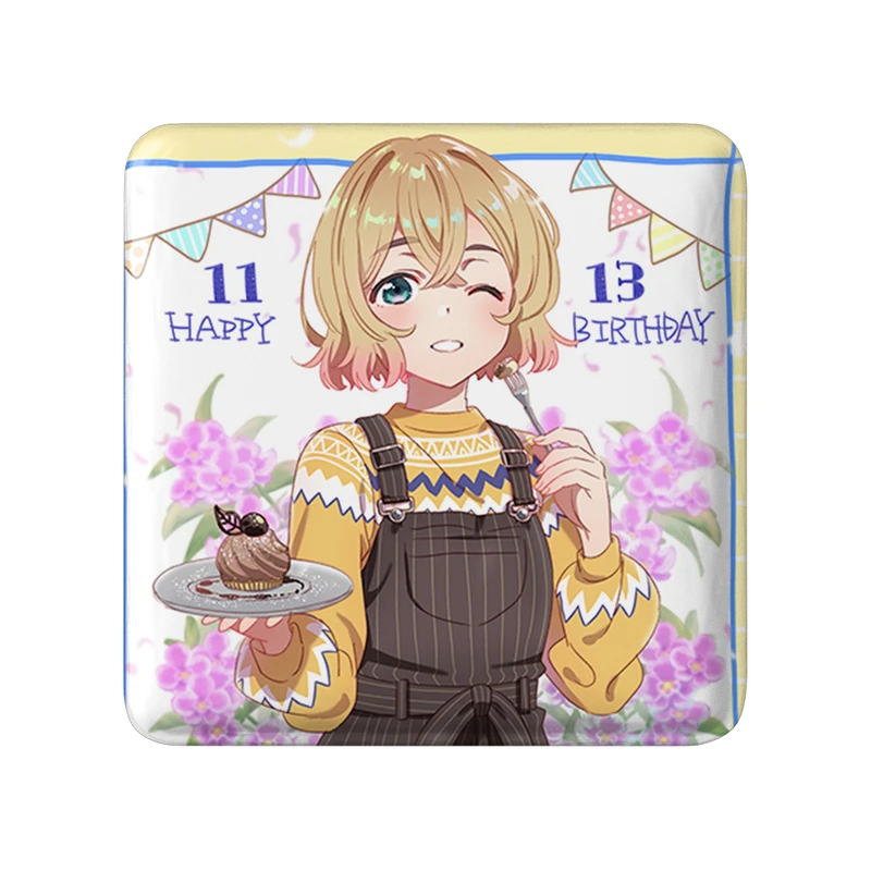 مگنت خندالو طرح مامی نانامی انیمه کانوجواوکاری  مدل مربعی کد 18230