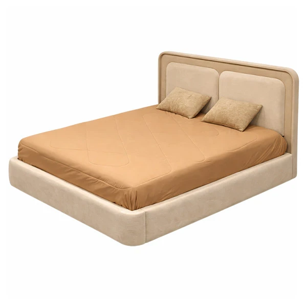 تخت‌خواب چوب دو نفره مدل رومنس سایز 180 * 220 سانتی‌متر