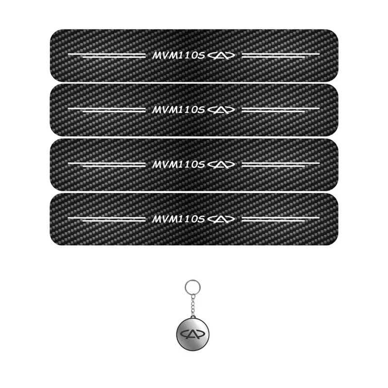 برچسب پارکابی مهدیار طرح کربن کد LCE0025 مناسب برای ام وی ام 110اس مجموعه4عددی به همراه جاکلیدی