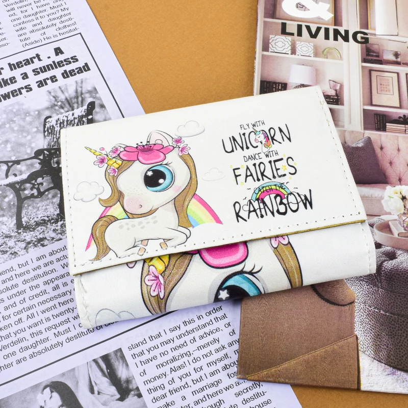 عکس شماره 2 : کیف پول دخترانه مدل dance wiith unicorn 8535