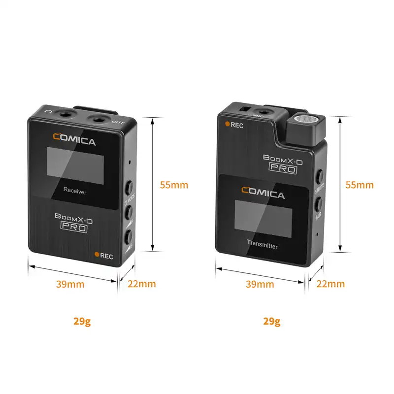 ست میکروفن بی سیم کامیکا مدل BoomX-D Pro D1