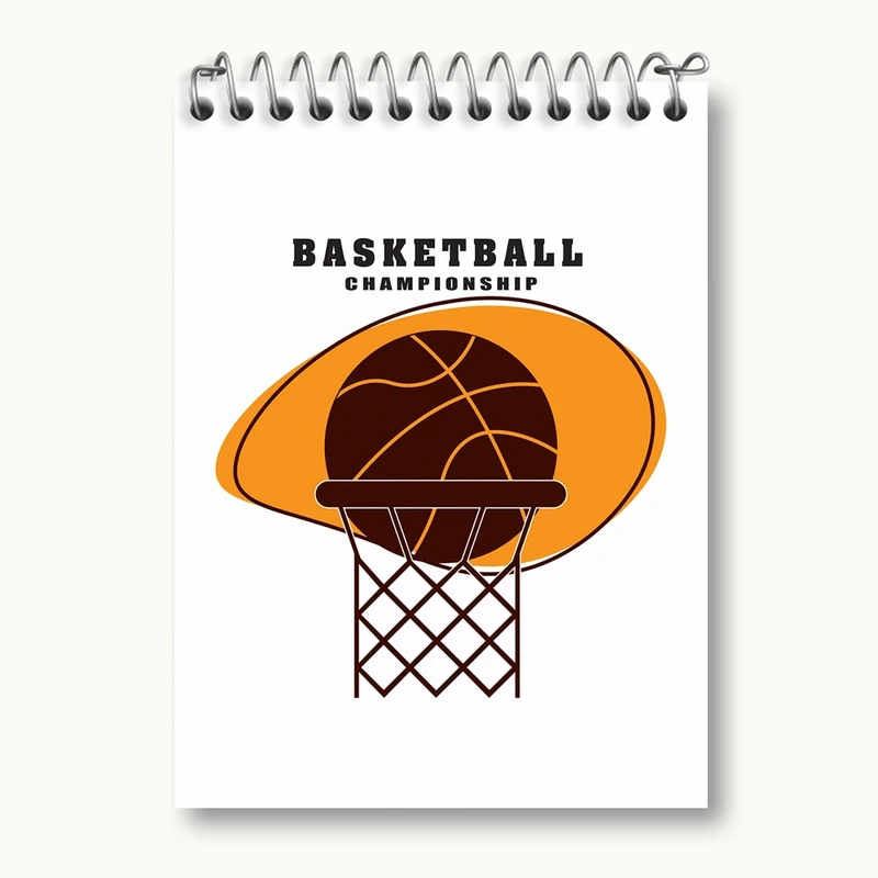 دفتر یادداشت 50 برگ خندالو مدل بسکتبال Basketball کد 26462