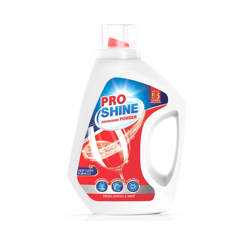 پودر ماشین ظرفشویی پروشاین مدل DEEP CLEAN حجم 1000 میلی‌لیتر