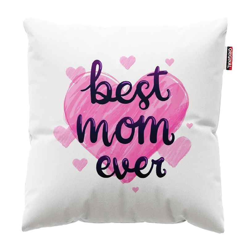 کوسن پاد آفرین طرح روز مادر کد 3938 سایز 30*30 سانتی متر