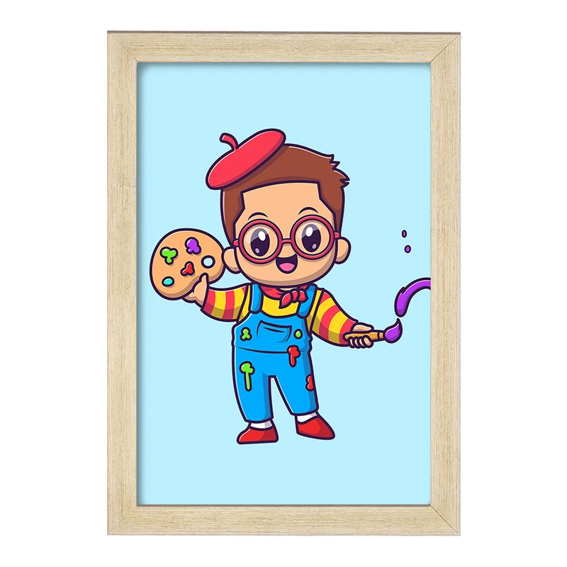 تابلو خندالو مدل نقاش کد 29374