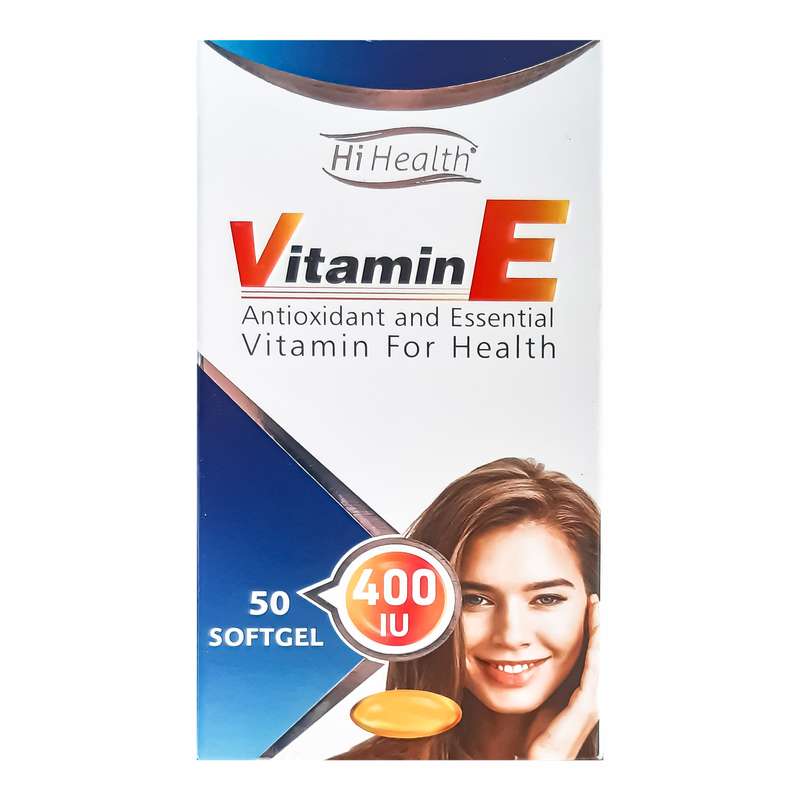 سافت ژل ویتامین E 400 واحد های هلث بسته 50 عددی
