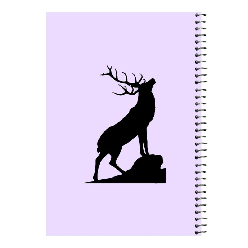 دفتر مشق 80 برگ اس جی مدل گوزن کد۶   