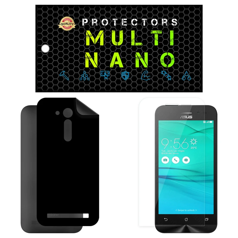 محافظ صفحه نمایش مولتی نانو مدل X-SFM مناسب برای گوشی موبایل ایسوس Zenfone Go 4.5 in / ZB450KL / ZB452KG به همراه برچسب پوششی