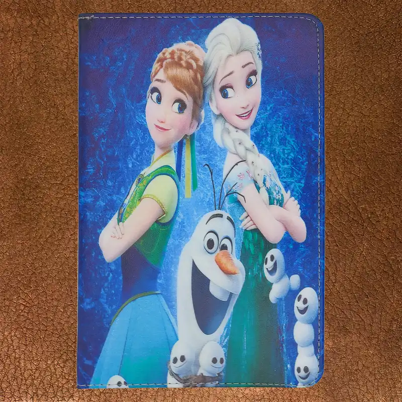 کیف کلاسوری طرح دخترانه آنا و السا TB055 مناسب برای تبلت سامسونگ Galaxy Tab A7 10.4 2020 / T505