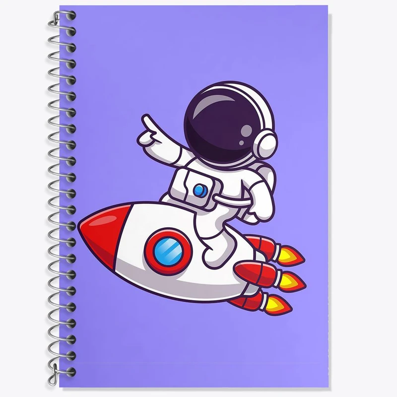 دفتر لغت 50 برگ خندالو مدل فضانورد کد 25110