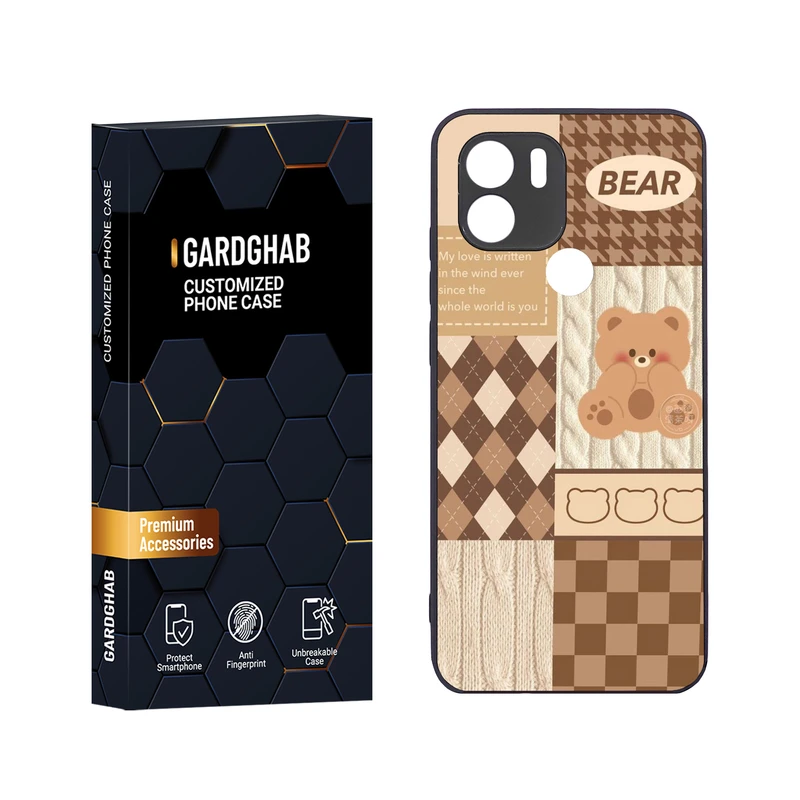 کاور گارد قاب مدل دور ژله ای فانتزی مناسب برای گوشی موبایل شیائومی Redmi A1 Plus / A2 Plus / Poco C50 / Poco C51