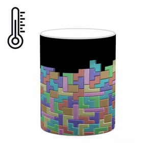 ماگ حرارتی کاکتی مدل بازی تتریس Tetris کد mgh30750