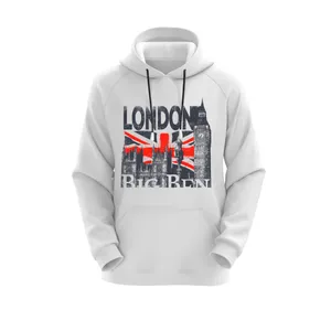 هودی زنانه مدل لندن کد J292 رنگ سفید