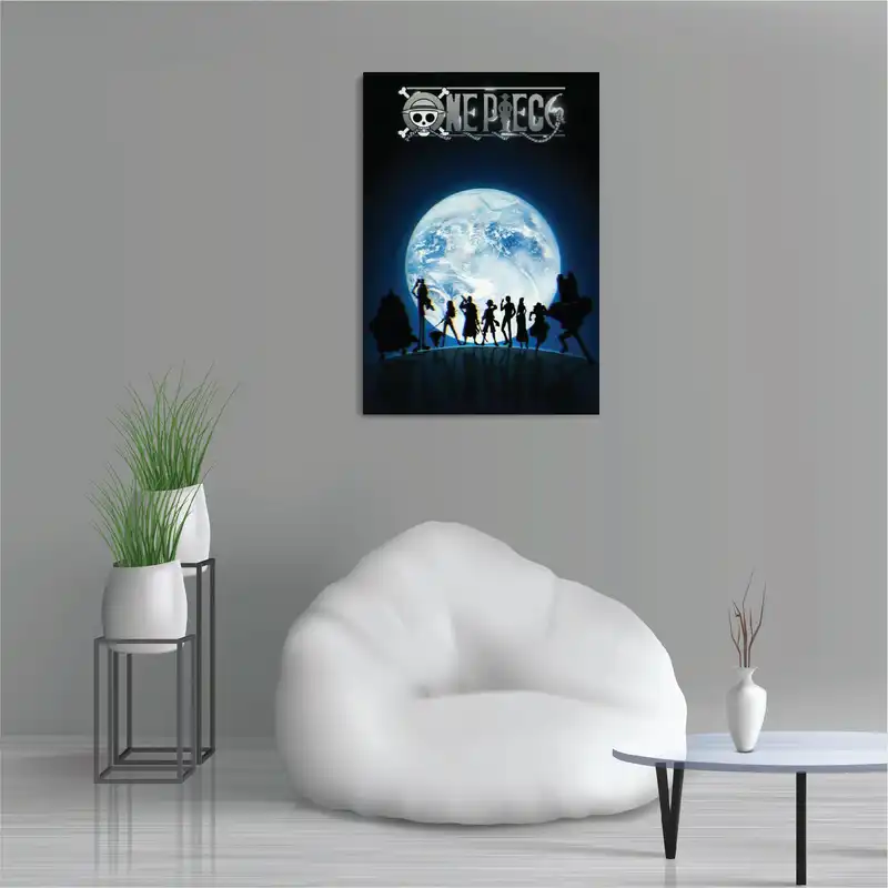 پوستر طرح انیمه وان پیس خدمه کلاه حصیری ها مدل M0699