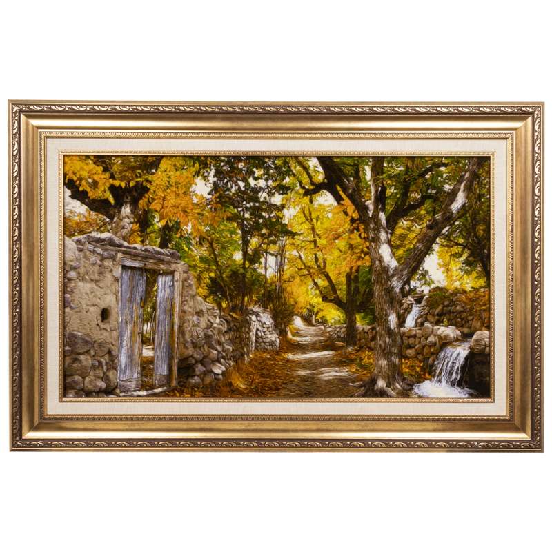 تابلو فرش دستباف سی پرشیا مدل کوچه باغ پاییزی کد 902745