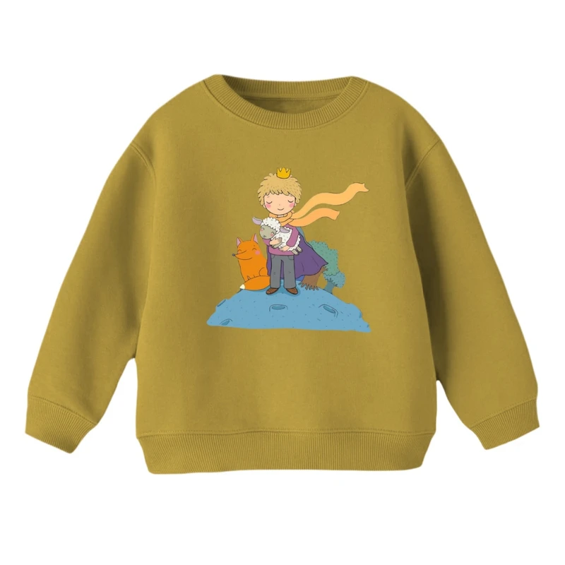 سویشرت بچگانه مدل شازده کوچولو و روباه کد 04