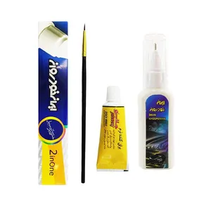 قلم خشگیر بدنه خودرو ایران خودروان رنگ سفید کد 1160507 مجموعه 4 عددی