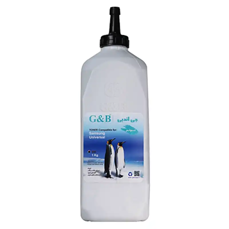 پودر شارژ مشکی 1 کیلوگرمی جی اند بی مدل 1200