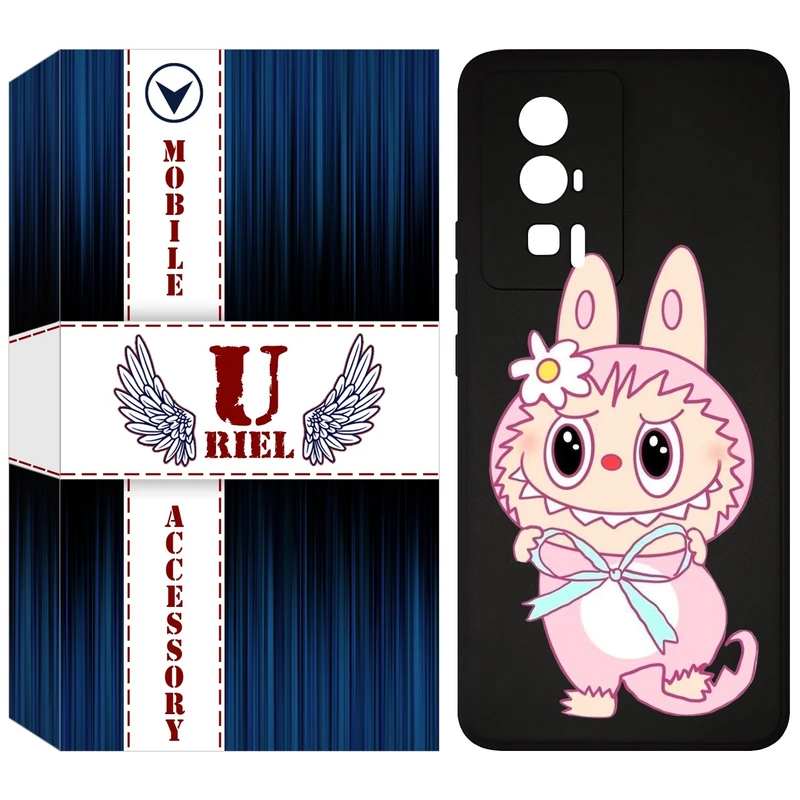 کاور یوریل مدل KSH کد 146 طرح عروسک لبوبو مناسب برای گوشی موبایل شیائومی Poco F5 Pro / Redmi K60 / K60 Pro