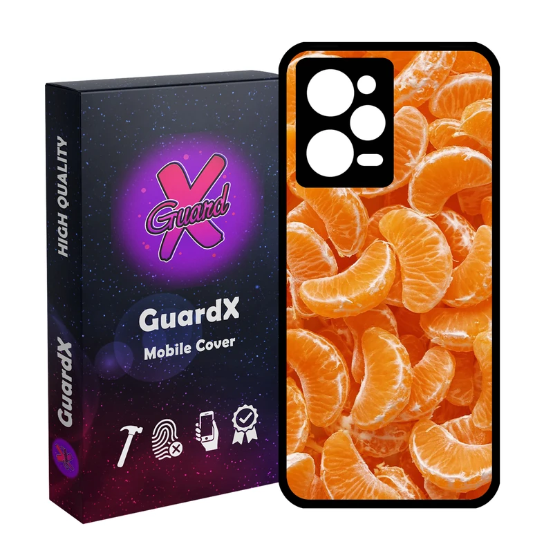 کاور گارد ایکس طرح نارنگی مدل 10985 مناسب برای گوشی موبایل شیائومی Redmi Note 12 Pro 5G/Poco X5 Pro 5G/Note 12 Pro Speed