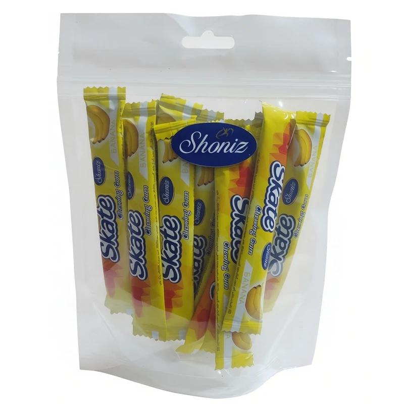 آدامس با طعم موز اسکیت شونیز - 5 گرم 48 عددی