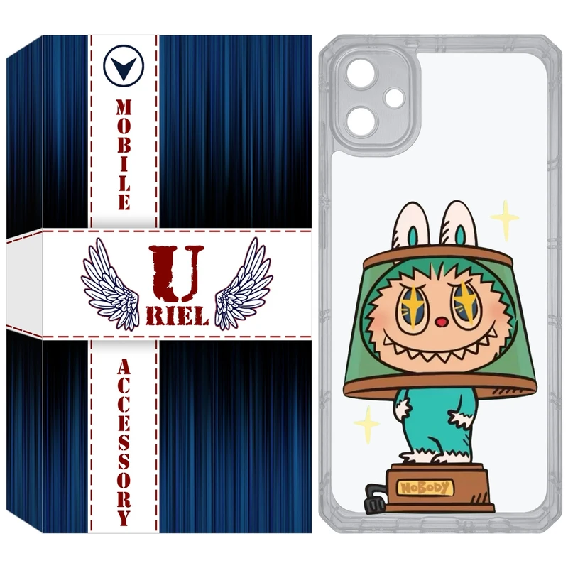 کاور یوریل مدل Clear کد 126 طرح لبوبو مناسب برای گوشی موبایل سامسونگ Galaxy A05