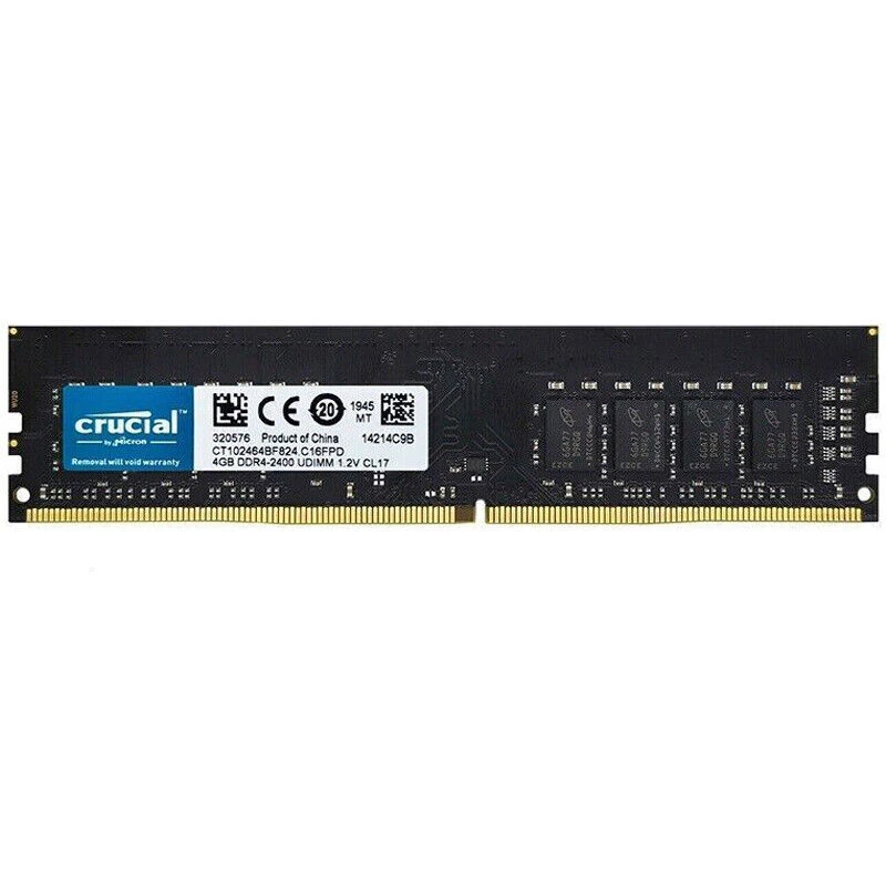 رم دسکتاپ DDR4 تک کاناله 3200 مگاهرتز CL22 کروشیال مدل 14214C9B ظرفیت 16 گیگابایت