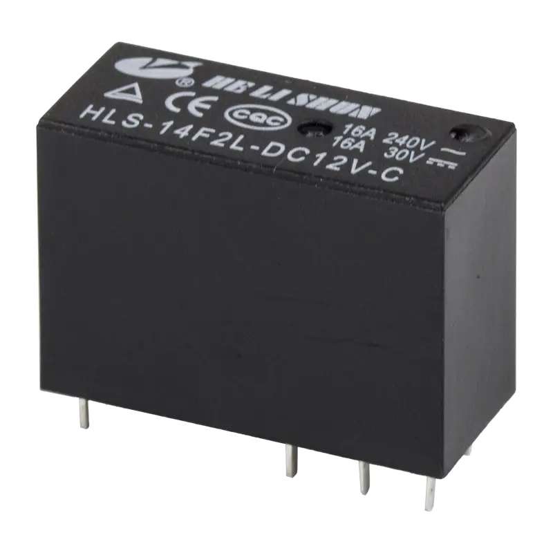 رله کتابی 12 ولت 16 آمپر 8 پایه هلی شان مدل HLS-14F2L رله کتابی 12 ولت 16 آمپر 8 پایه هلی شان مدل HLS-14F2L
