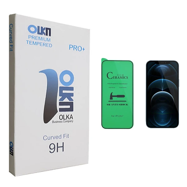 محافظ صفحه نمایش سرامیکی الکا مدل +PRO مناسب برای گوشی موبایل اپل iPhone 12 Pro Max