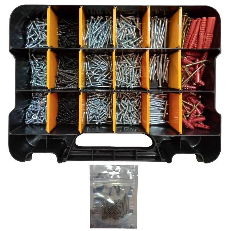  پیچ ، رولپلاک و میخ مدل BOX 750 مجموعه 750 عددی