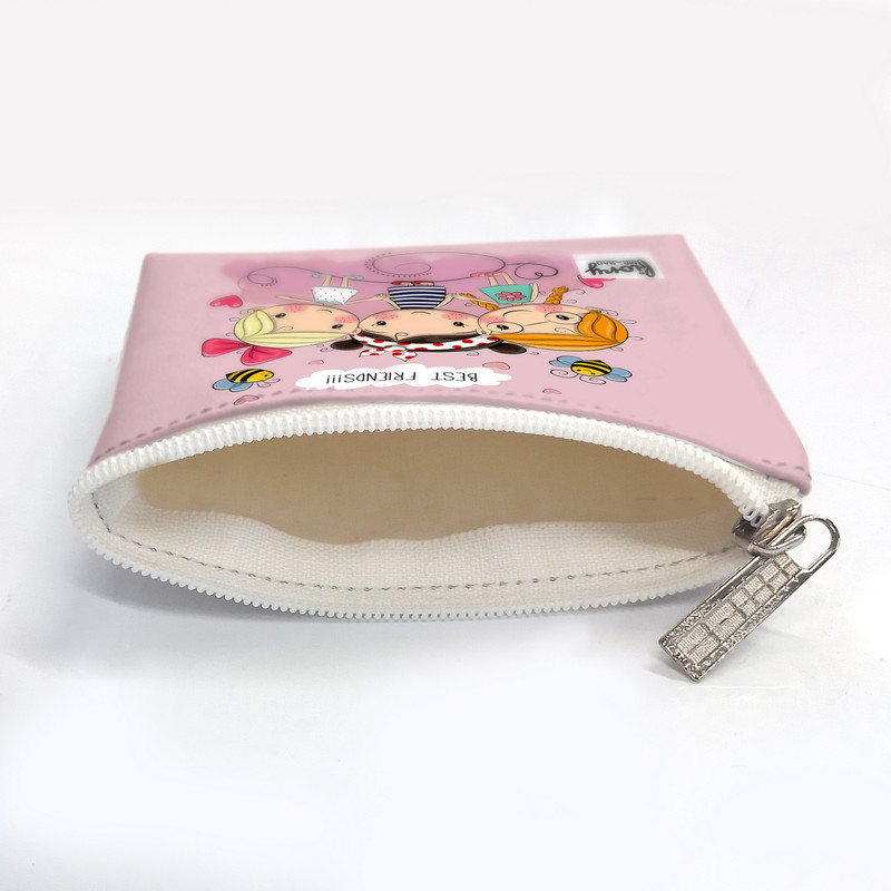 کیف پول فیوری مدل دختران فانتزی طرح کودکانه کد 2270