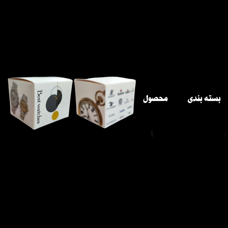 ست ساعت مچی عقربه ای زنانه و مردانه مدل تقویم دار 03