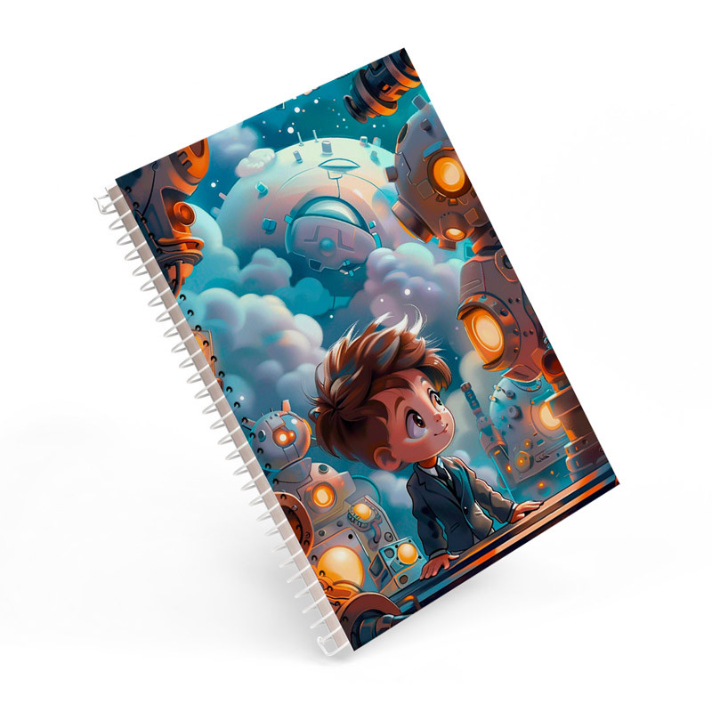 دفتر مشق 60 برگ آی چاپ مدل پسرانه فانتزی کد 810b