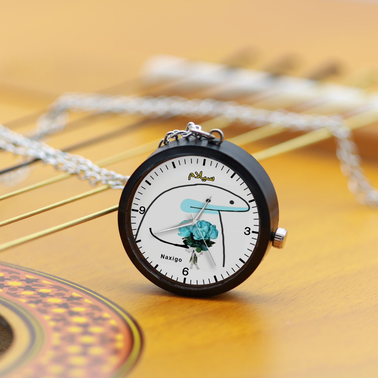ساعت گردنبندی عقربه ای ناکسیگو مدل سیلام کد NF11801 ساعت گردنبندی عقربه ای ناکسیگو مدل سیلام کد NF11801