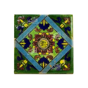 کاشی هفت رنگ‏  ‏‏طرح ‏گل‏ مدل 1118800006