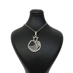 گردنبند زنانه استینلس استیل انار کد 05