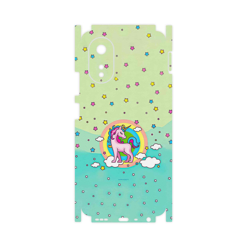 برچسب پوششی ماهوت مدل Rainbow unicorn adventure-FullSkin مناسب برای گوشی موبایل اپو A38