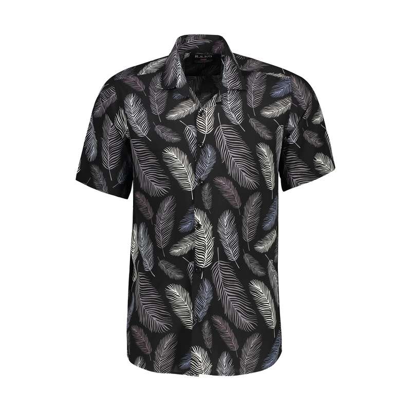 پیراهن آستین کوتاه مردانه مدل هاوایی کد MB-01