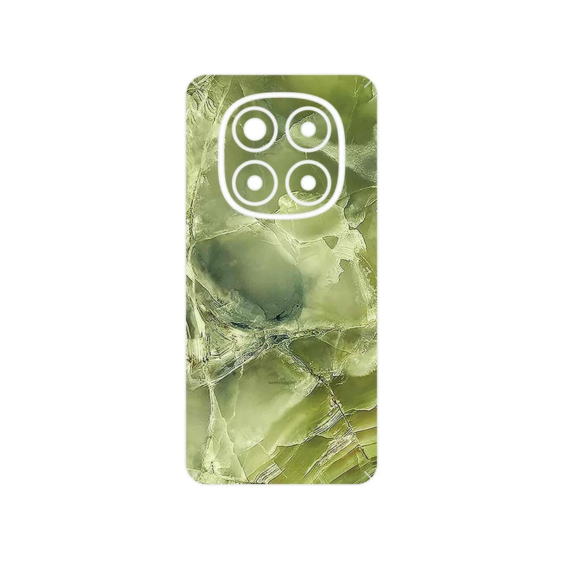 برچسب پوششی ماهوت مدل Green_Crystal_Marble مناسب برای گوشی موبایل شیائومی Redmi Note 14 Pro 5G