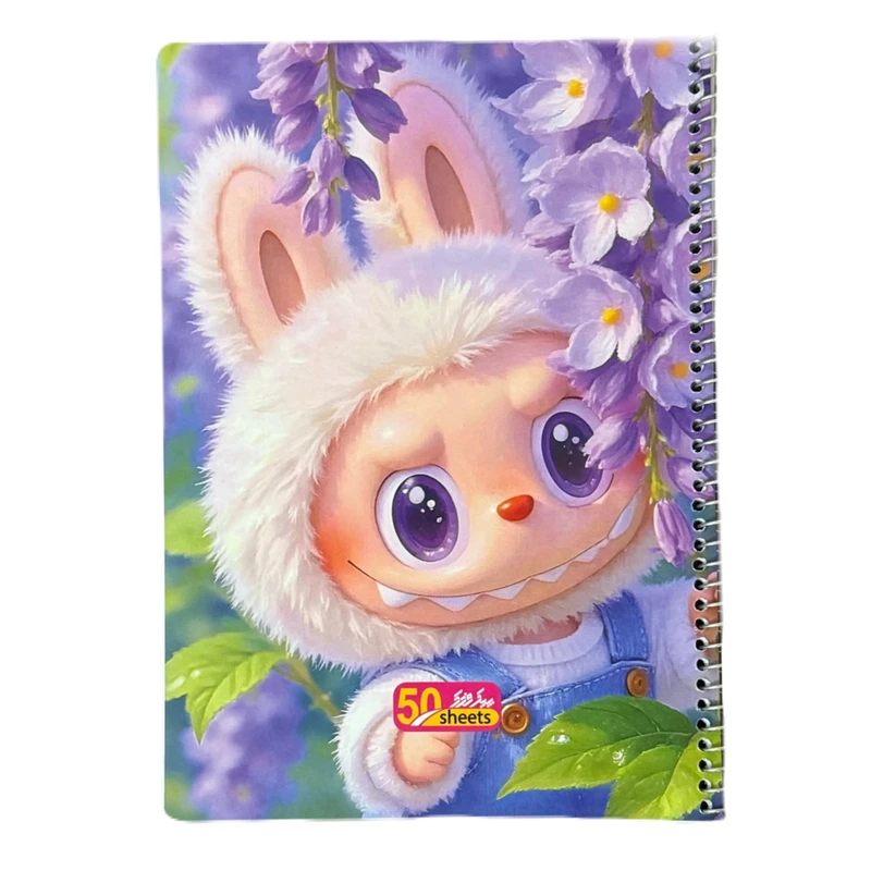 دفتر مشق ۵۰ برگ پیک فدک مدل لبوبو کد ۲