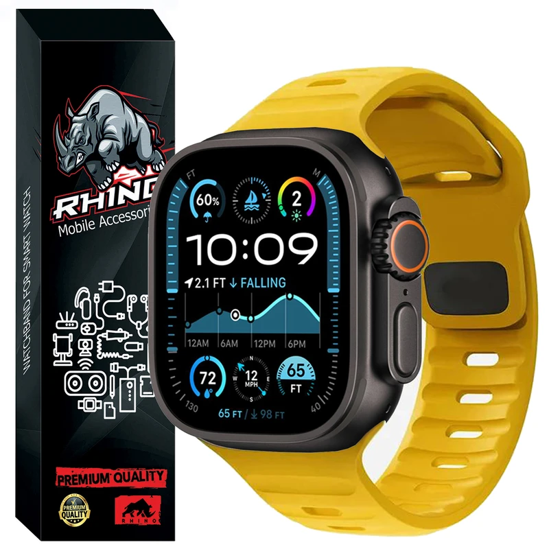 بند راینو مدل Simple مناسب برای اپل واج سری Ultra 2 49 میلی متر