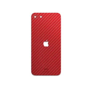 MAHOOT Red-Fiber Cover Sticker for Apple iPhone SE 2022