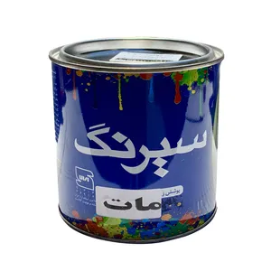رنگ روغنی قهوه ای روشن مات سیرنگ کد AS225 حجم 1  لیتر