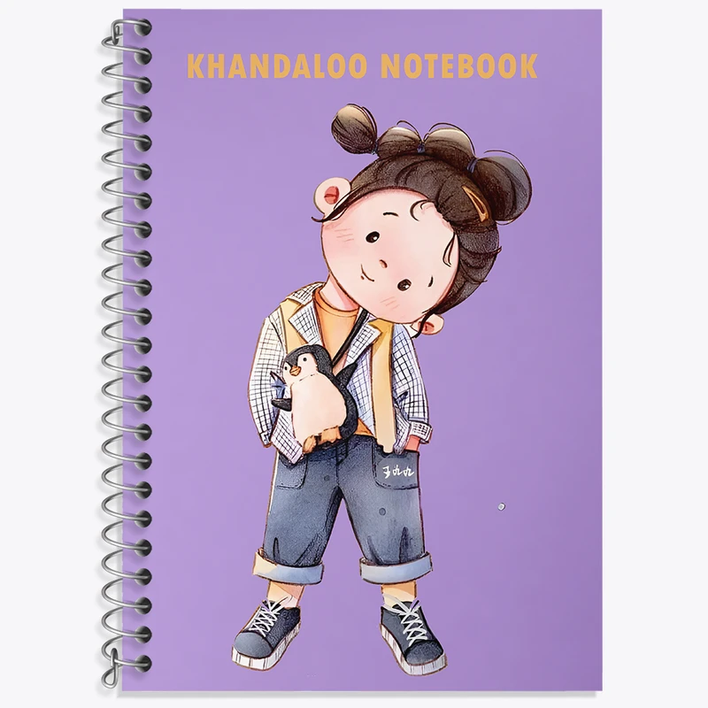 دفتر نت موسیقی 50 برگ خندالو طرح دخترانه بامزه کد N5911