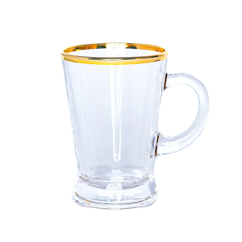 فنجان بلینک مکس مدل هیبلی لب طلایی کد 97 بسته 6 عددی