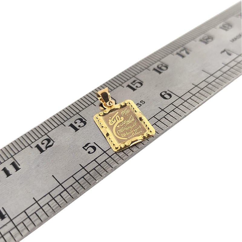 آویز گردنبند طلا 18 عیار طلا و جواهرسازی افرا مدل ون یکاد 058