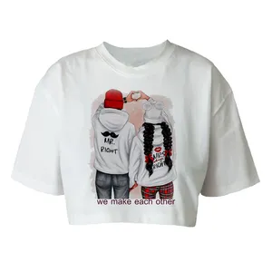 کراپ‌تاپ آستین کوتاه زنانه مدل کد  s 59