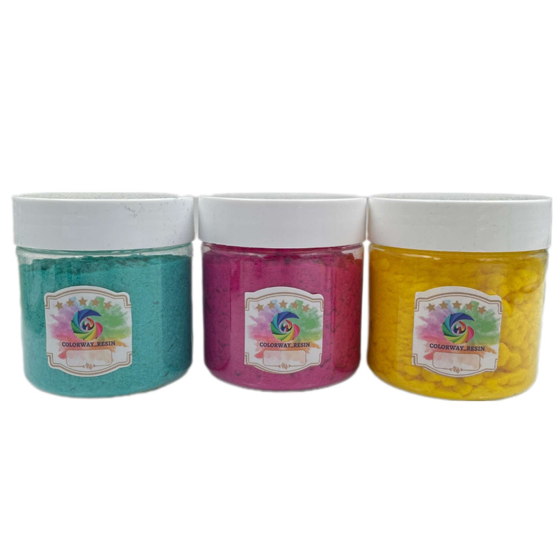 پودر مخمل کالروی  کد 005 بسته سه عددی